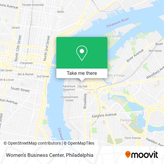 Women's Business Center map