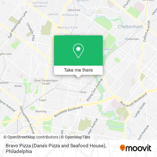 Bravo Pizza (Dana's Pizza and Seafood House) map