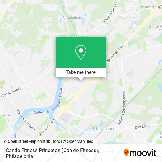 Mapa de Cando Fitness Princeton (Can do Fitness)