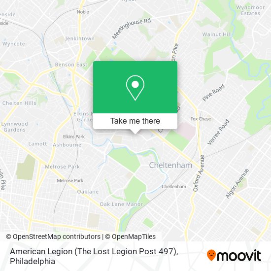American Legion (The Lost Legion Post 497) map