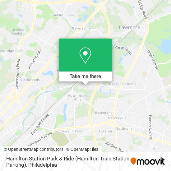 Hamilton Station Park & Ride (Hamilton Train Station Parking) map