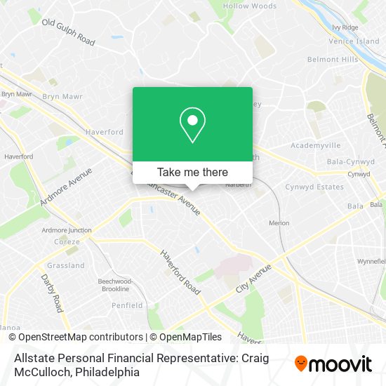 Mapa de Allstate Personal Financial Representative: Craig McCulloch