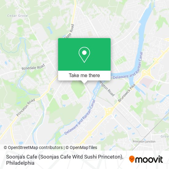 Soonja's Cafe (Soonjas Cafe Witd Sushi Princeton) map