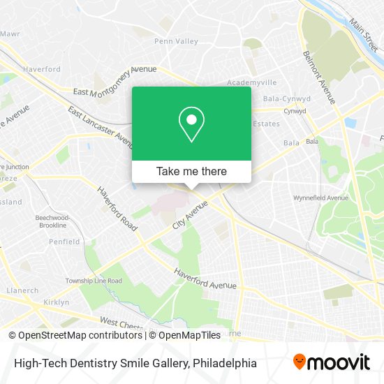 Mapa de High-Tech Dentistry Smile Gallery