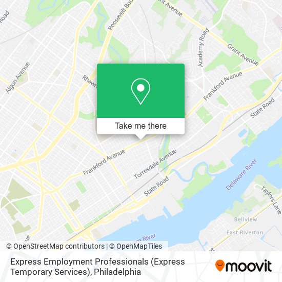Mapa de Express Employment Professionals (Express Temporary Services)