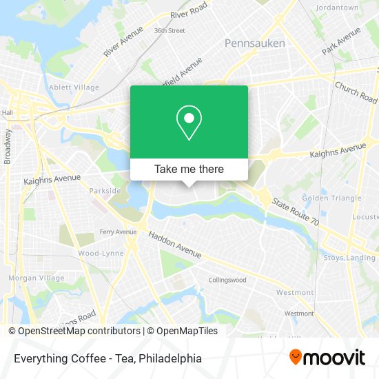 Mapa de Everything Coffee - Tea