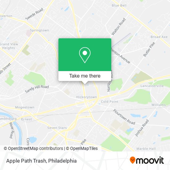 Apple Path Trash map