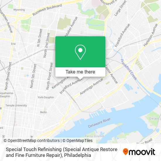 Mapa de Special Touch Refinishing (Special Antique Restore and Fine Furniture Repair)