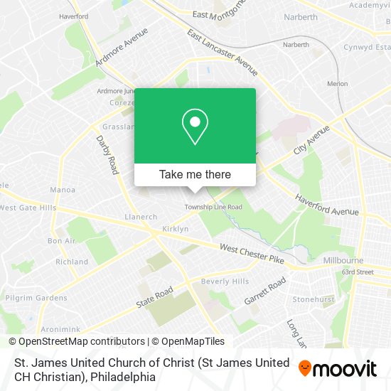 Mapa de St. James United Church of Christ (St James United CH Christian)