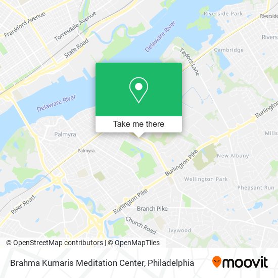 Mapa de Brahma Kumaris Meditation Center
