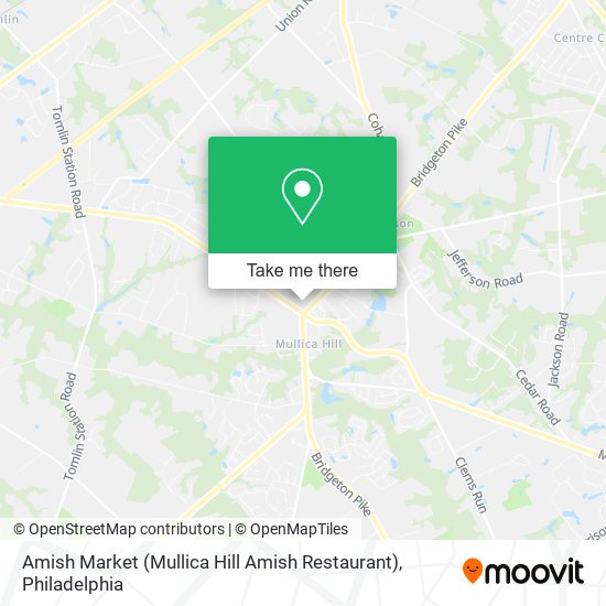Amish Market (Mullica Hill Amish Restaurant) map