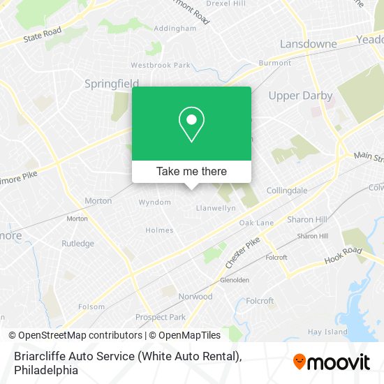 Mapa de Briarcliffe Auto Service (White Auto Rental)
