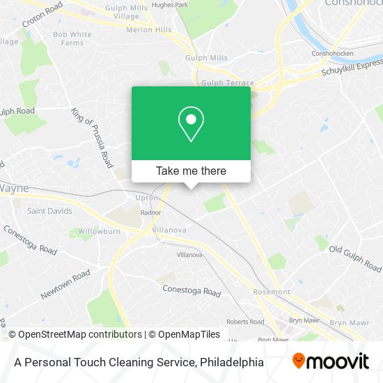 A Personal Touch Cleaning Service map