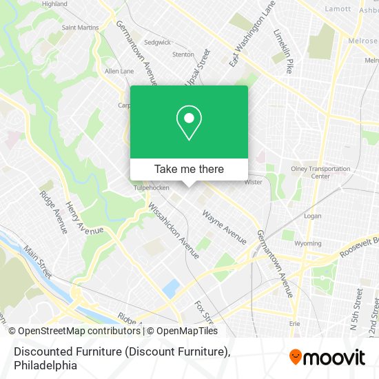 Discounted Furniture (Discount Furniture) map