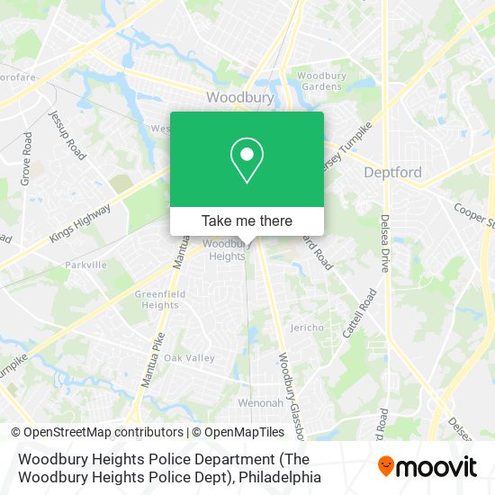 Mapa de Woodbury Heights Police Department (The Woodbury Heights Police Dept)
