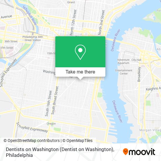 Dentists on Washington (Dentist on Washington) map