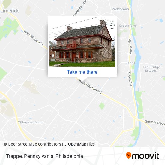 Mapa de Trappe, Pennsylvania