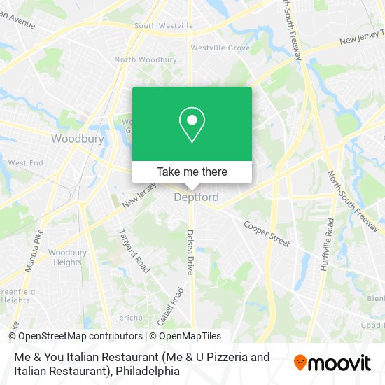 Mapa de Me & You Italian Restaurant (Me & U Pizzeria and Italian Restaurant)