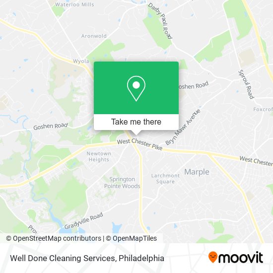 Well Done Cleaning Services map