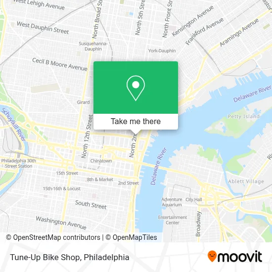 Tune-Up Bike Shop map