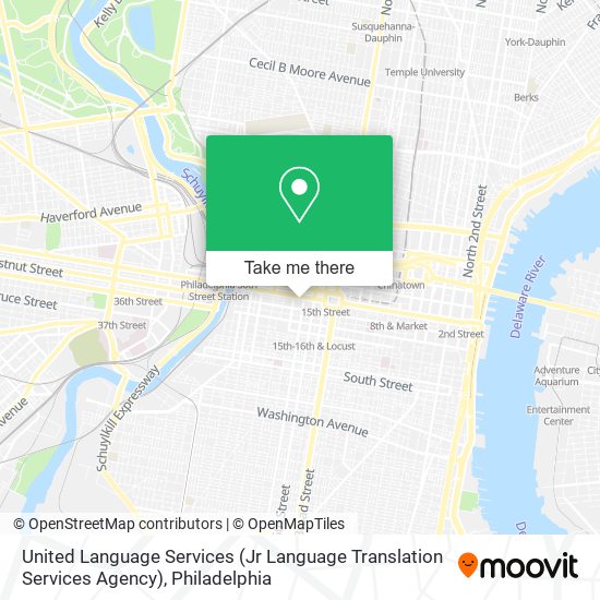 Mapa de United Language Services (Jr Language Translation Services Agency)