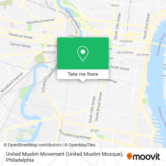 United Muslim Movement (United Muslim Mosque) map