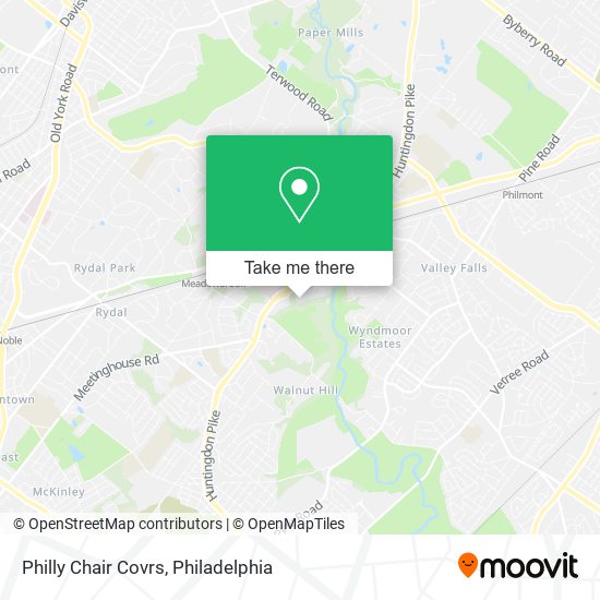 Mapa de Philly Chair Covrs