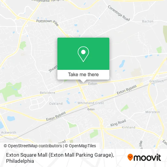 Exton Square Mall (Exton Mall Parking Garage) map