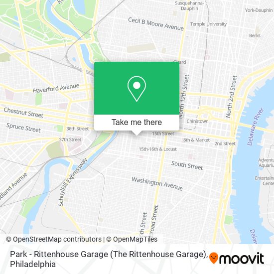 Park - Rittenhouse Garage (The Rittenhouse Garage) map