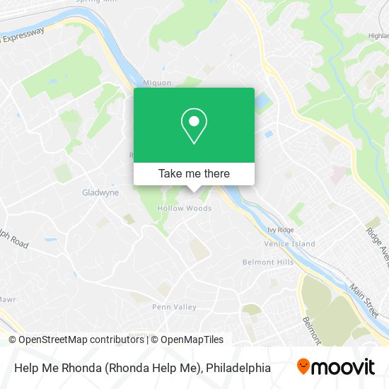 Help Me Rhonda map