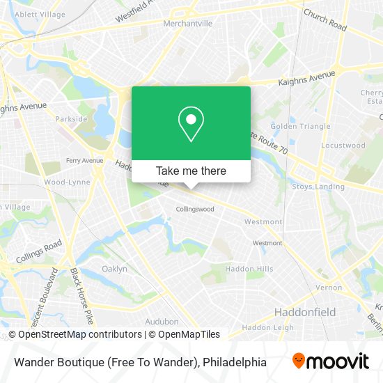 Mapa de Wander Boutique (Free To Wander)