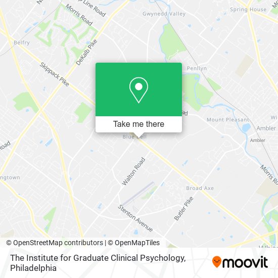 Mapa de The Institute for Graduate Clinical Psychology