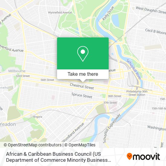 African & Caribbean Business Council map