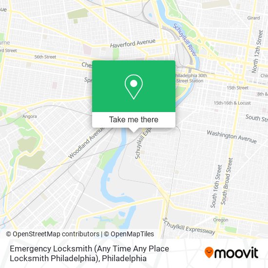 Emergency Locksmith (Any Time Any Place Locksmith Philadelphia) map