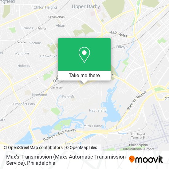 Mapa de Max's Transmission (Maxs Automatic Transmission Service)