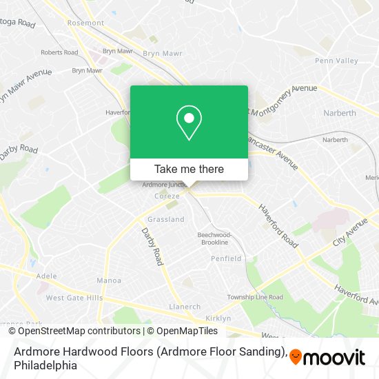 Ardmore Hardwood Floors (Ardmore Floor Sanding) map