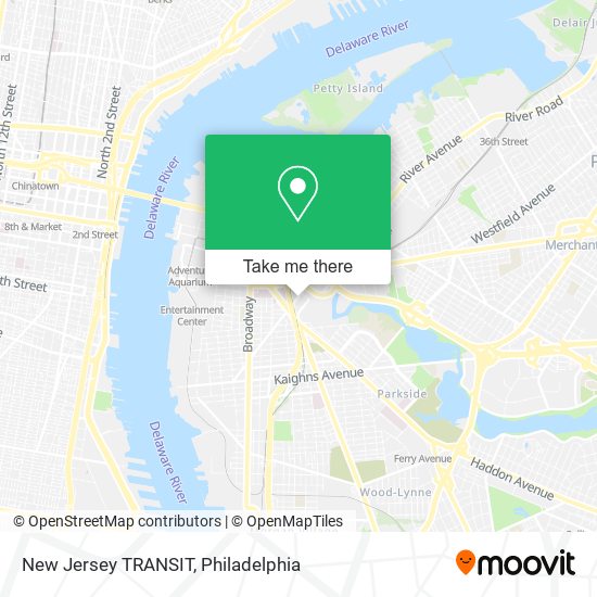 Mapa de New Jersey TRANSIT