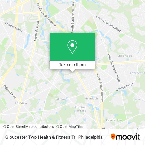 Gloucester Twp Health & Fitness Trl map