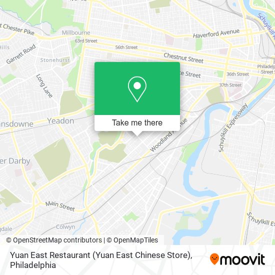 Yuan East Restaurant (Yuan East Chinese Store) map