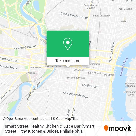 Mapa de smart Street Healthy Kitchen & Juice Bar (Smart Street Hlthy Kitchen & Juice)