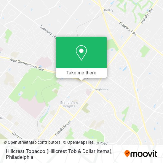 Hillcrest Tobacco (Hillcrest Tob & Dollar Items) map