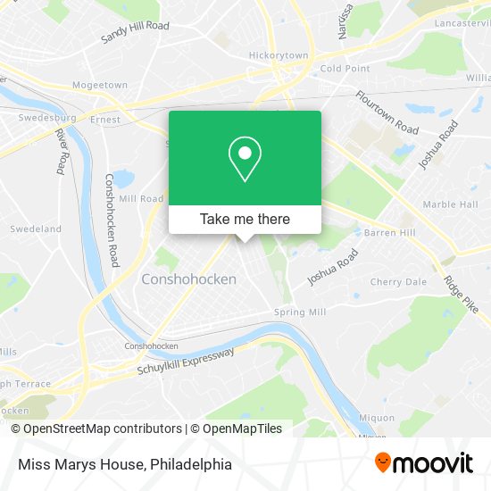 Miss Marys House map