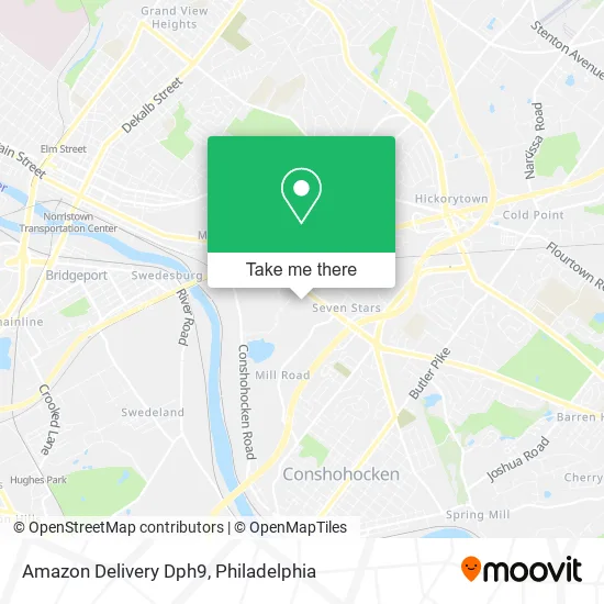 Amazon Delivery Dph9 map