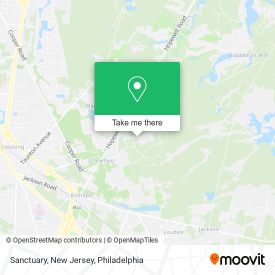 Mapa de Sanctuary, New Jersey