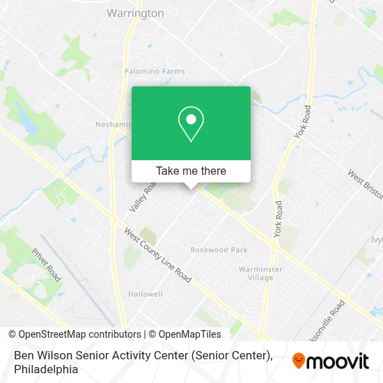 Ben Wilson Senior Activity Center (Senior Center) map