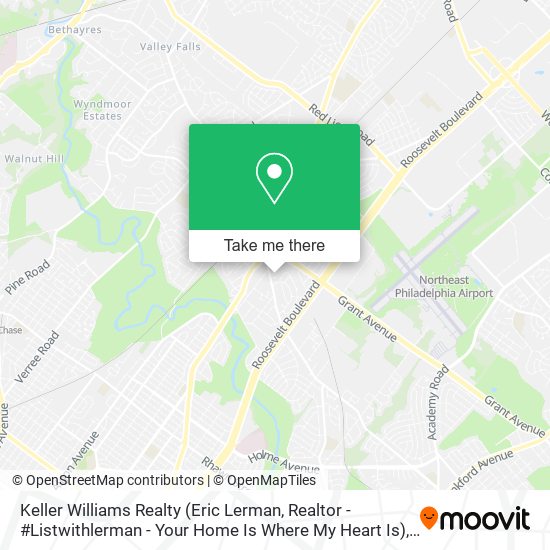 Mapa de Keller Williams Realty (Eric Lerman, Realtor - #Listwithlerman - Your Home Is Where My Heart Is)