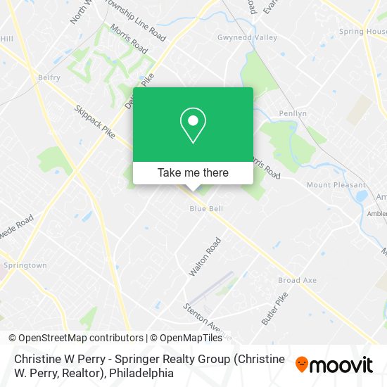 Christine W Perry - Springer Realty Group (Christine W. Perry, Realtor) map