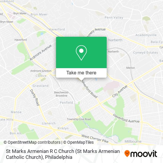 Mapa de St Marks Armenian R C Church (St Marks Armenian Catholic Church)