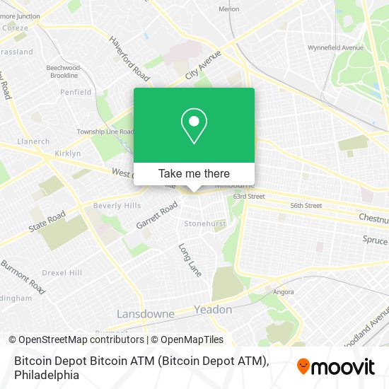 Bitcoin Depot Bitcoin ATM map