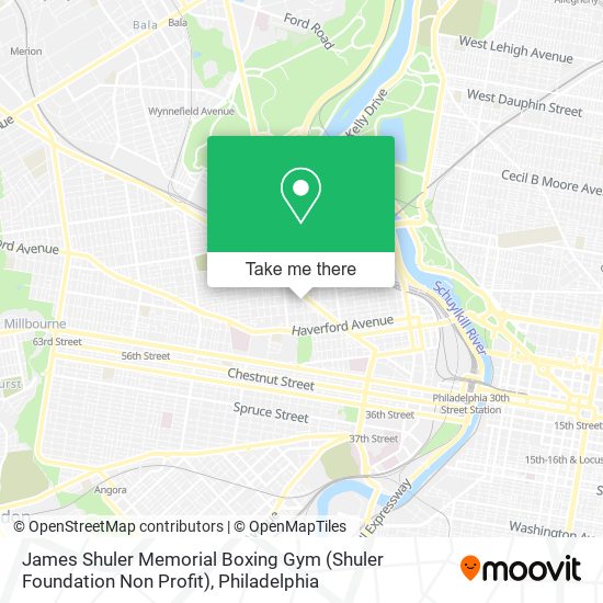Mapa de James Shuler Memorial Boxing Gym (Shuler Foundation Non Profit)